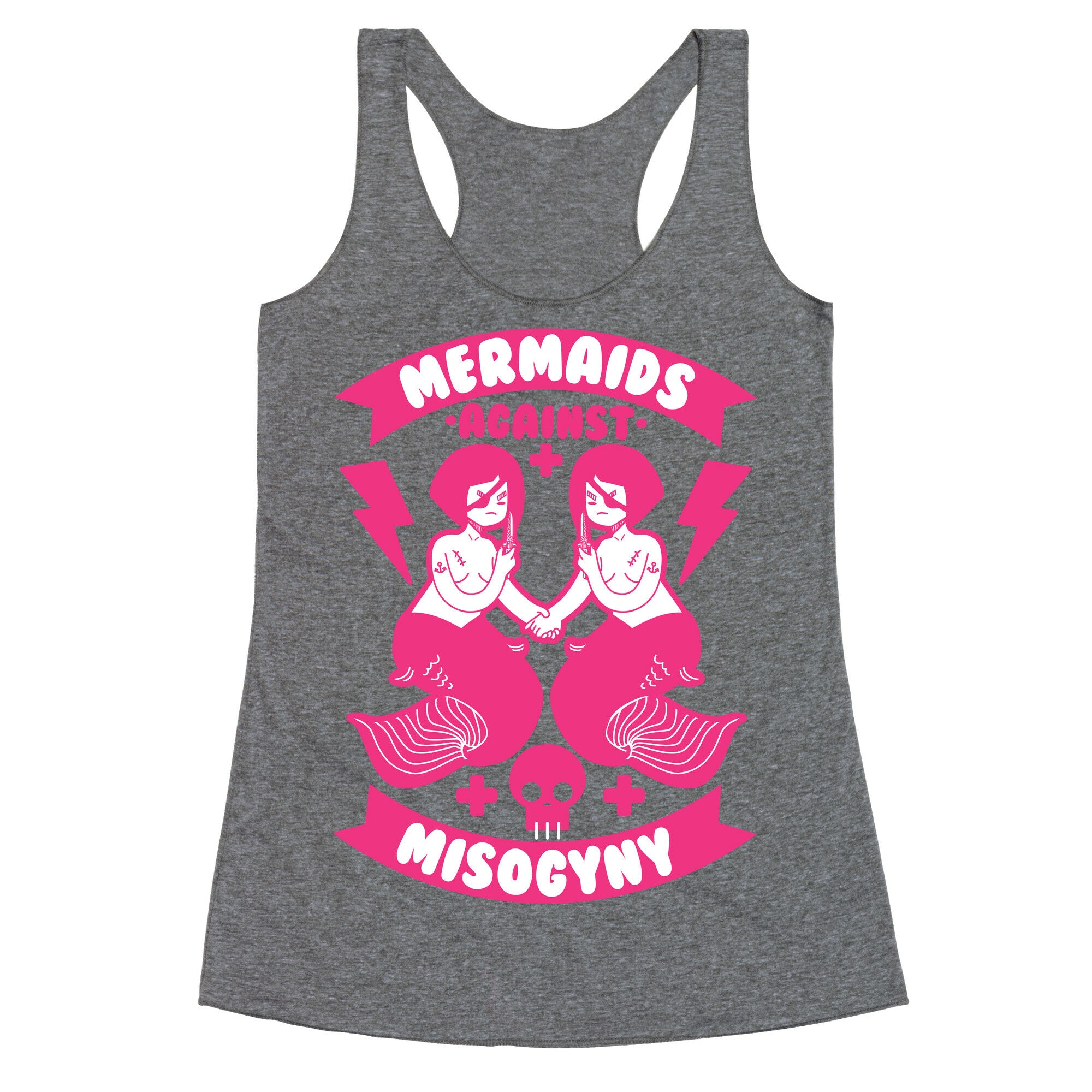 Mermaids Against Misogyny Racerback Tank